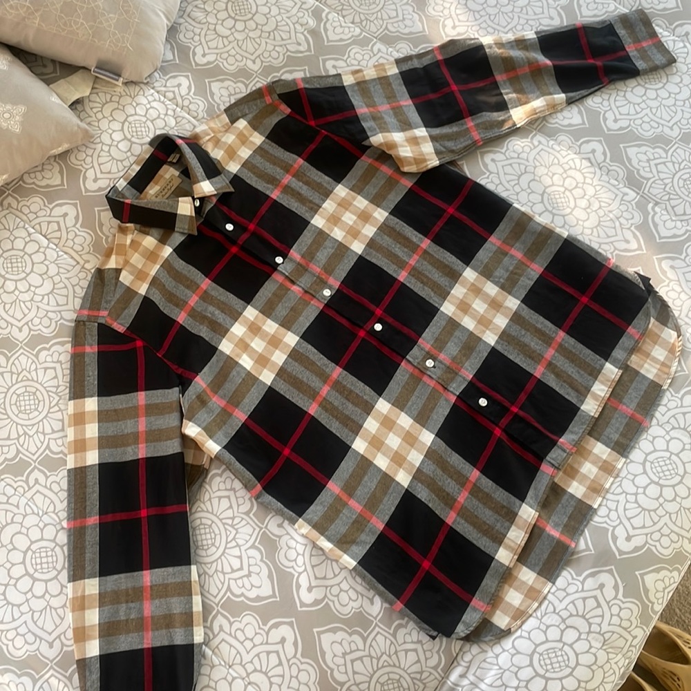 Burberry XXL long sleeve button up